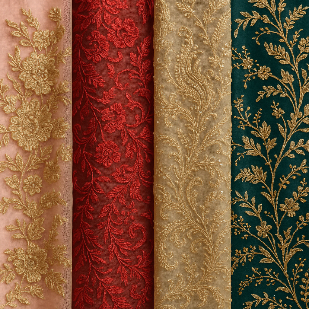 Embroidered & Fancy Fabrics